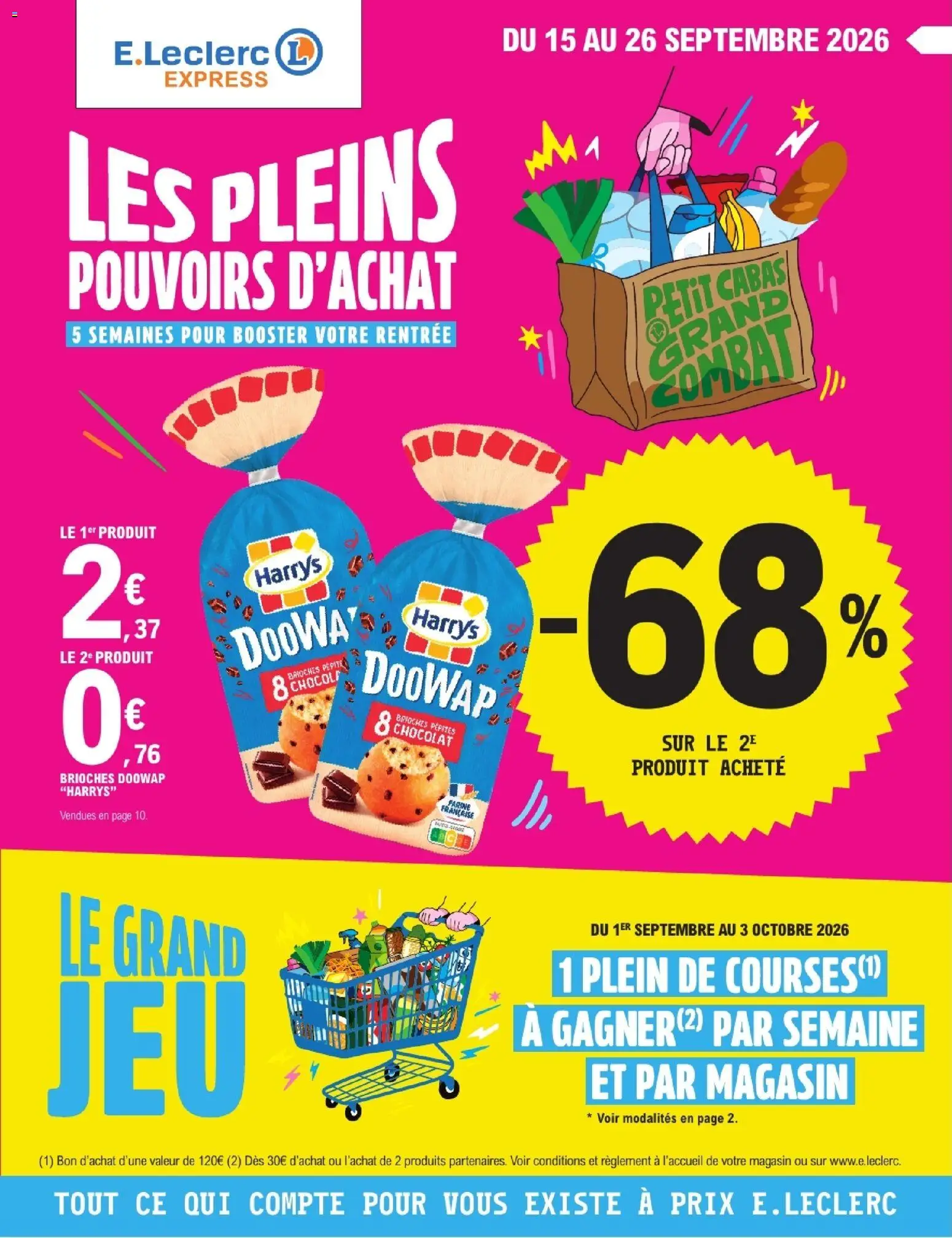 Prévisualisation de E.Leclerc catalogue express du magasin E.Leclerc formulaire valide 15/09/2026