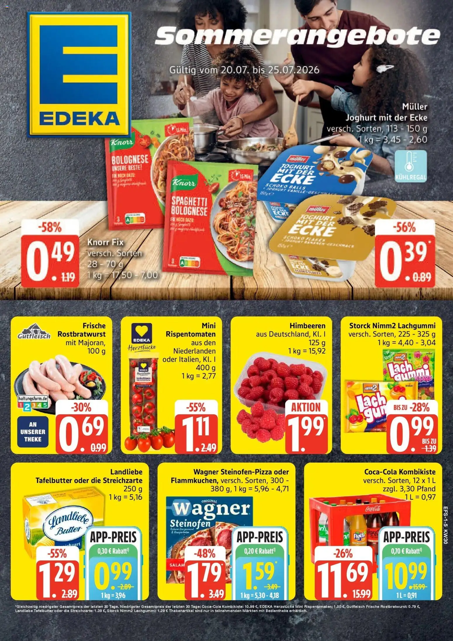 Vorschau von dem Prospekt des Geschäftes Edeka, gültig ab dem 20.07.2026