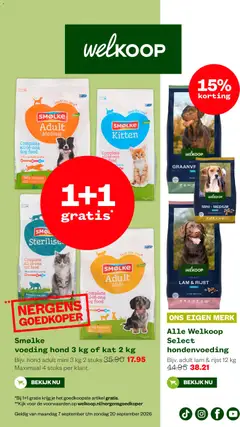 Voorbeeld van Welkoop folder van winkel Welkoop geldig vanaf 07-09-2026