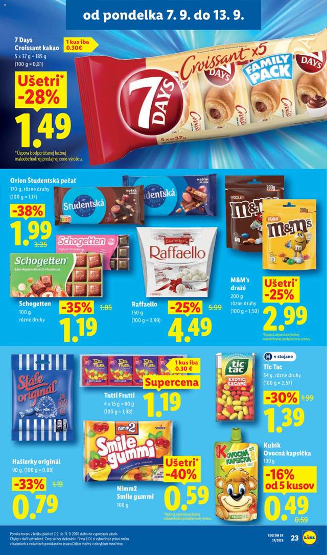 Nový Lidl leták od 07.09.