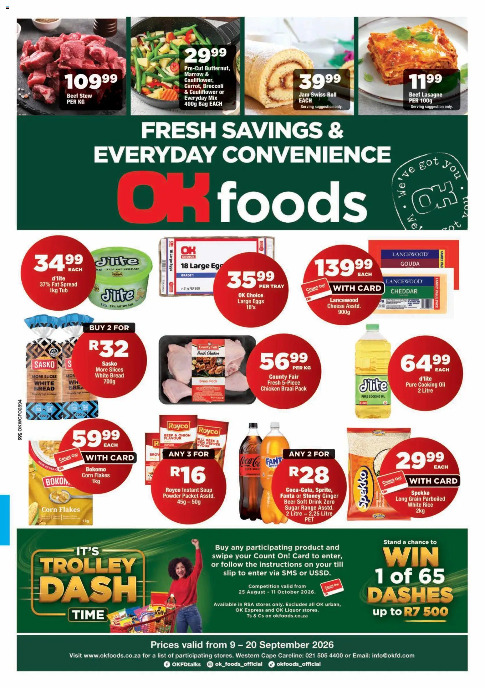 Preview of OK Foods flyer valid from 09/09/2026