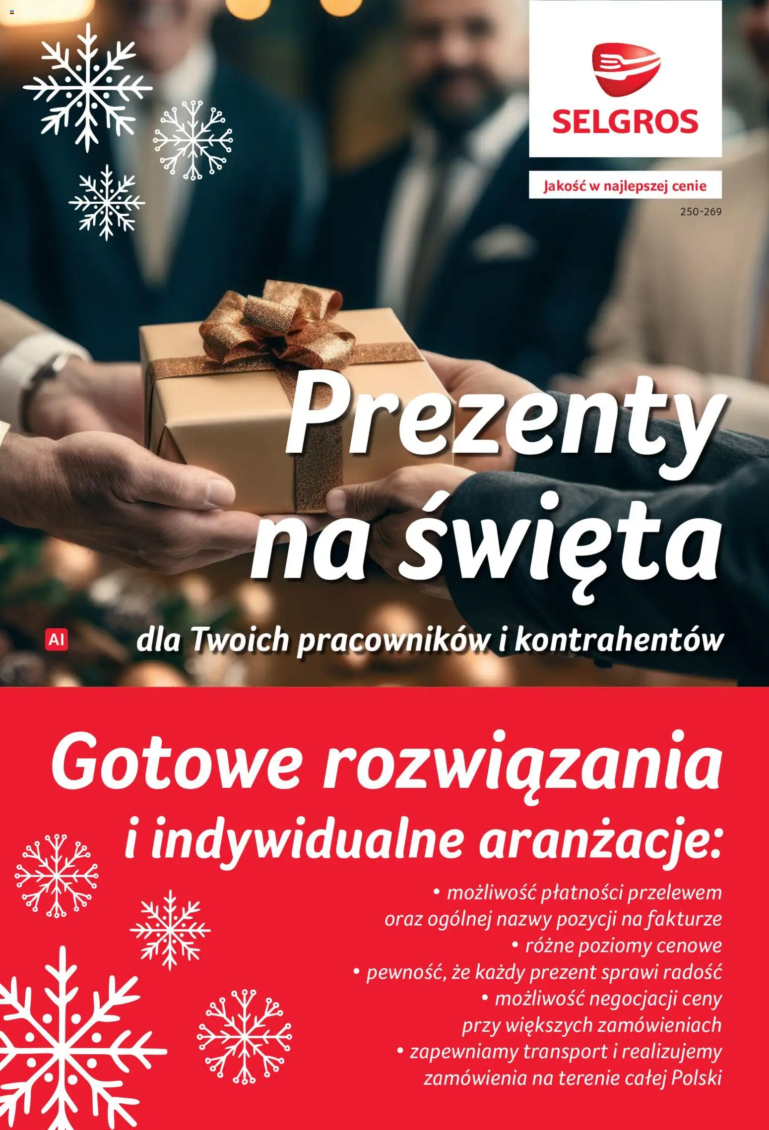 Pogląd gazetki "Selgros cash&carry gazetka - Zestawy upominkowe" ze sklepu Selgros cash&carry ważnej od 24.09.2026