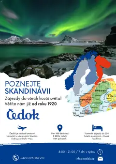 Náhled nabídky: Čedok Čedok katalog Skandinávie platný od 09.07.2026