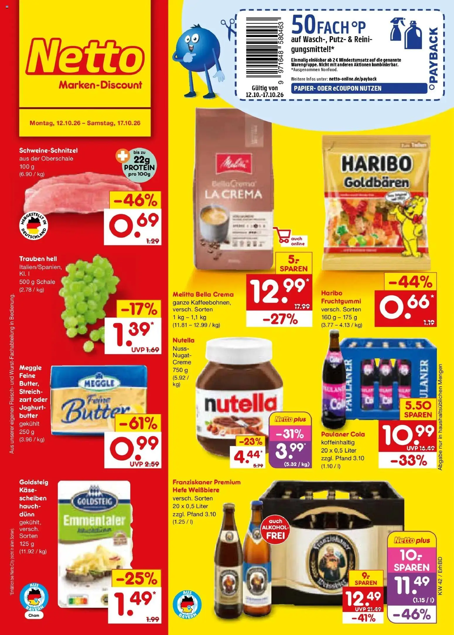 Vorschau von dem Prospekt des Geschäftes Netto Marken-Discount, gültig ab dem 12.10.2026