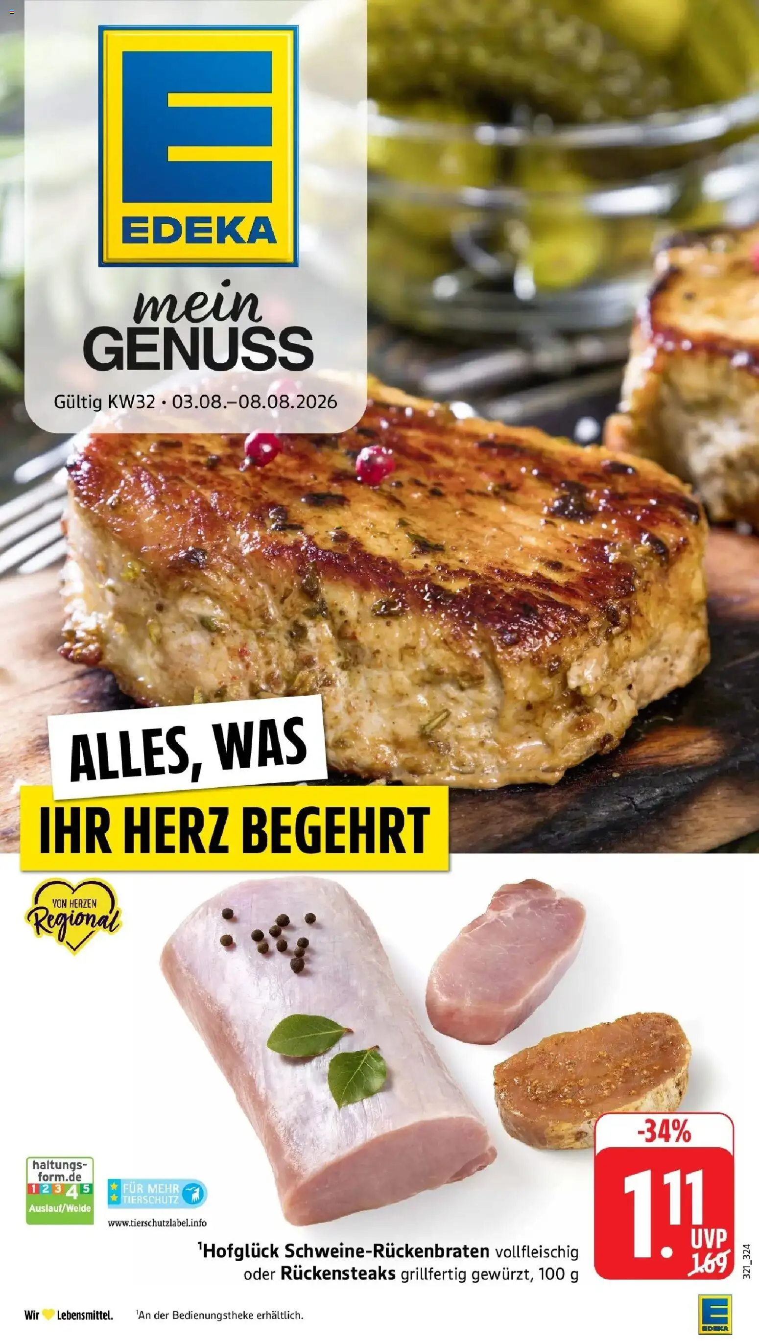 Vorschau von dem Prospekt des Geschäftes Edeka, gültig ab dem 03.08.2026