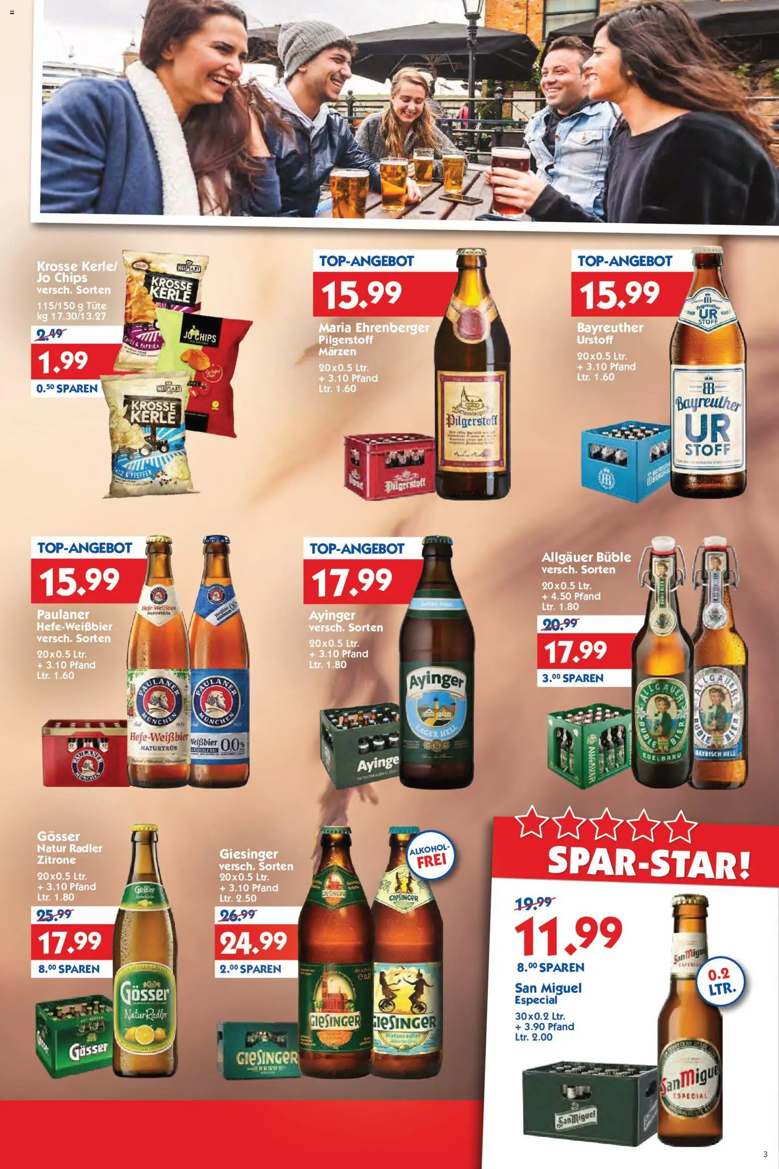 Vorschau von dem Prospekt des Geschäftes HOL’AB!, gültig ab dem 19.10.2026 - Chips, Alkohol, Zitrone, Paulaner, Radler, Weißbier