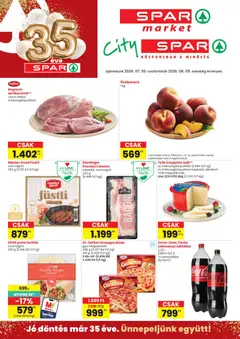 Spar - Spar City szórólap megtekintése, amely érvényes 2026.07.30.-től