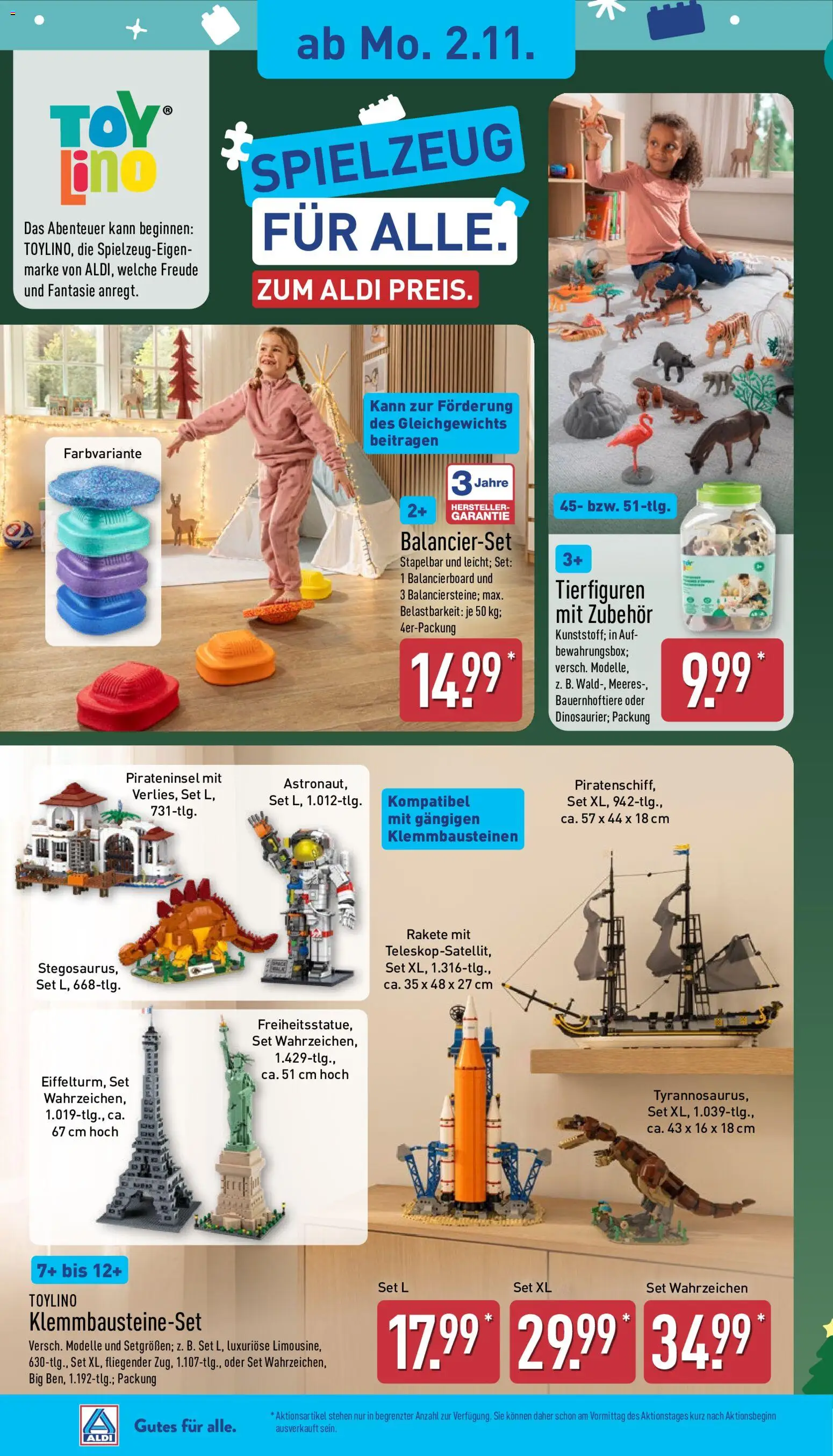 Vorschau von dem Prospekt des Geschäftes Aldi, gültig ab dem 02.11.2026 - Balance Board