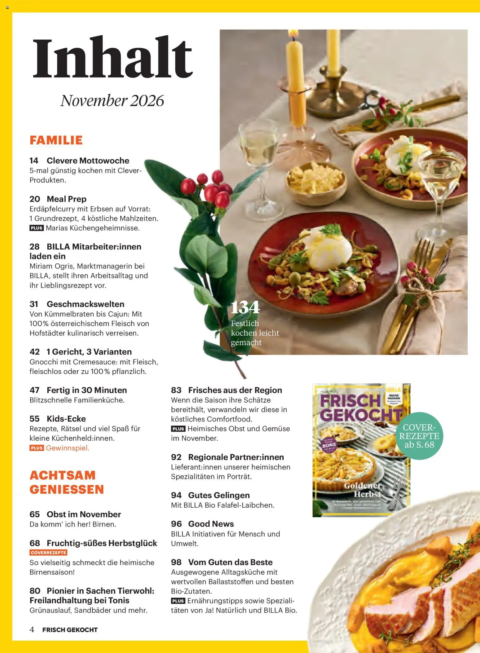 Billa AT - Billa AT Frisch Gekocht Magazin megtekintése, amely érvényes 2026.11.01.-től - Gnocchi, Só