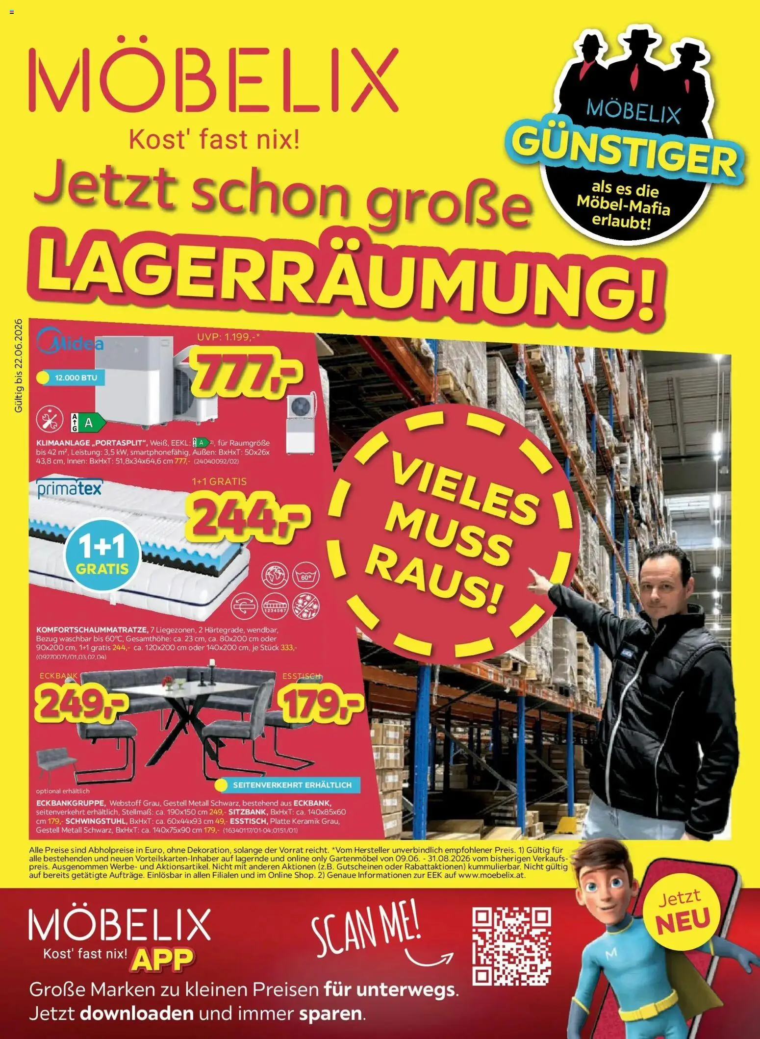 Vorschau der Angebote: Möbelix Möbelix Lagerräumung gültig ab 15.06.2026