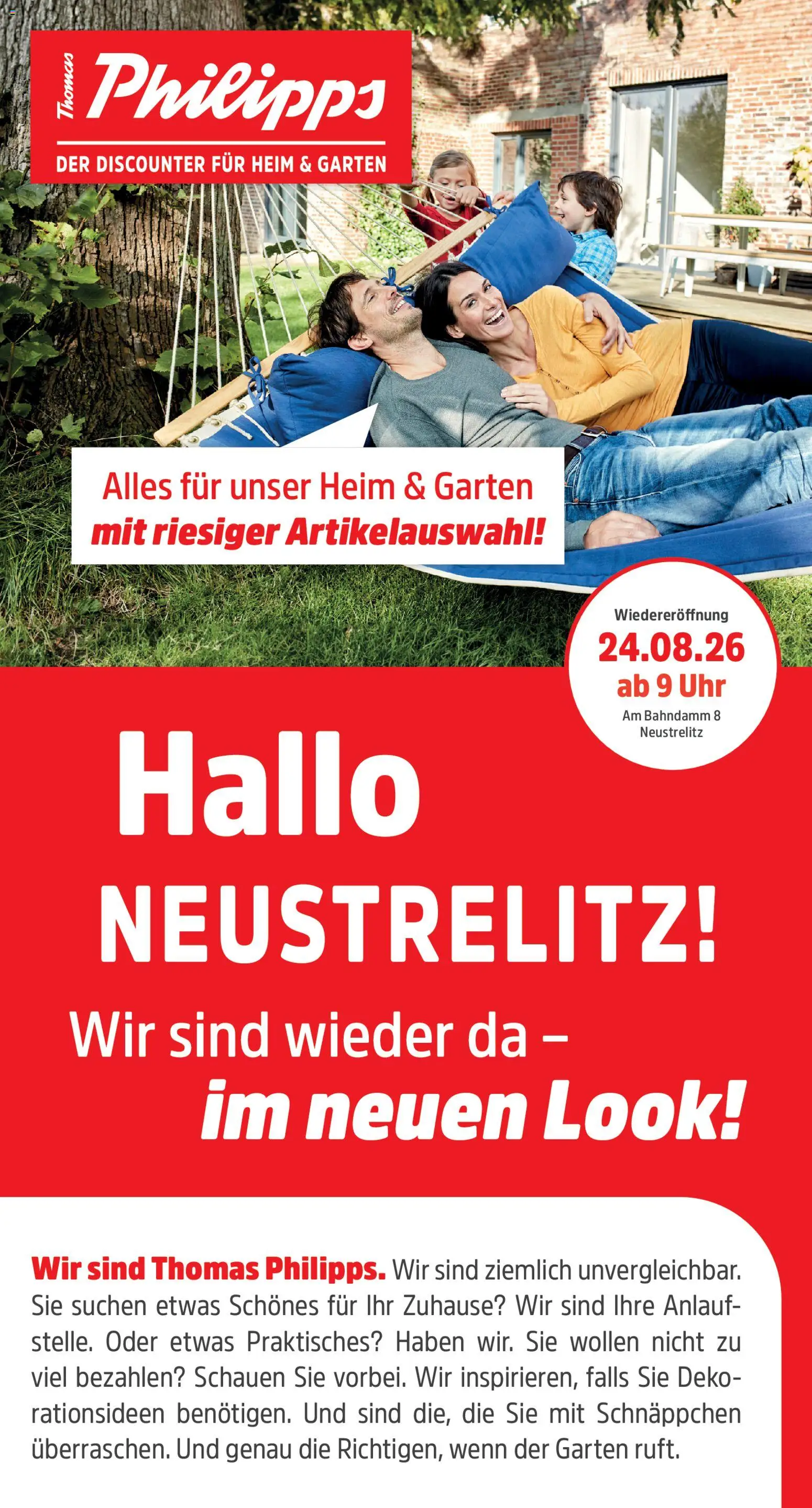 Vorschau von dem Prospekt des Geschäftes Thomas Philipps, gültig ab dem 24.08.2026