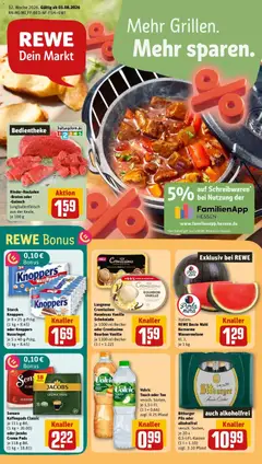 Vorschau von dem Prospekt des Geschäftes Rewe, gültig ab dem 03.08.2026