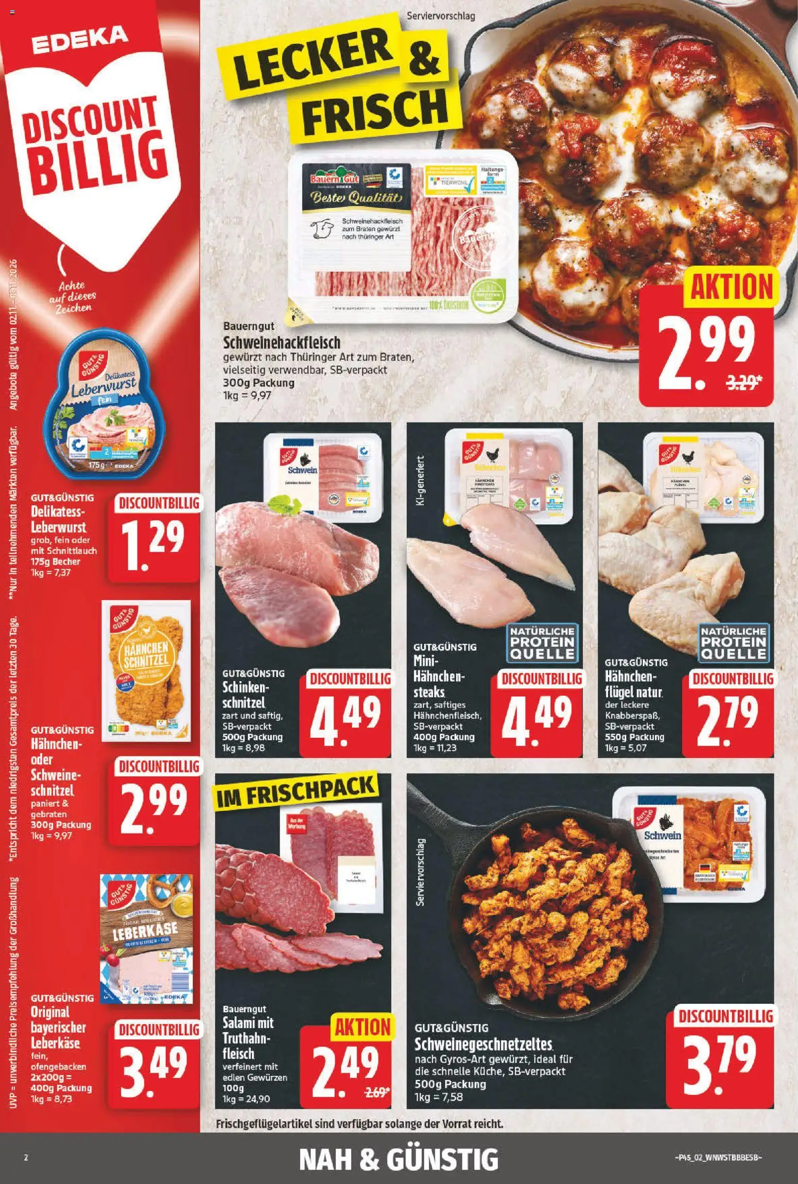 Vorschau von dem Prospekt des Geschäftes NP Discount, gültig ab dem 02.11.2026