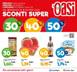 Anteprima dell'opuscolo Oasi volantino Perugia dal negozio Oasi valido da 20/05/2026