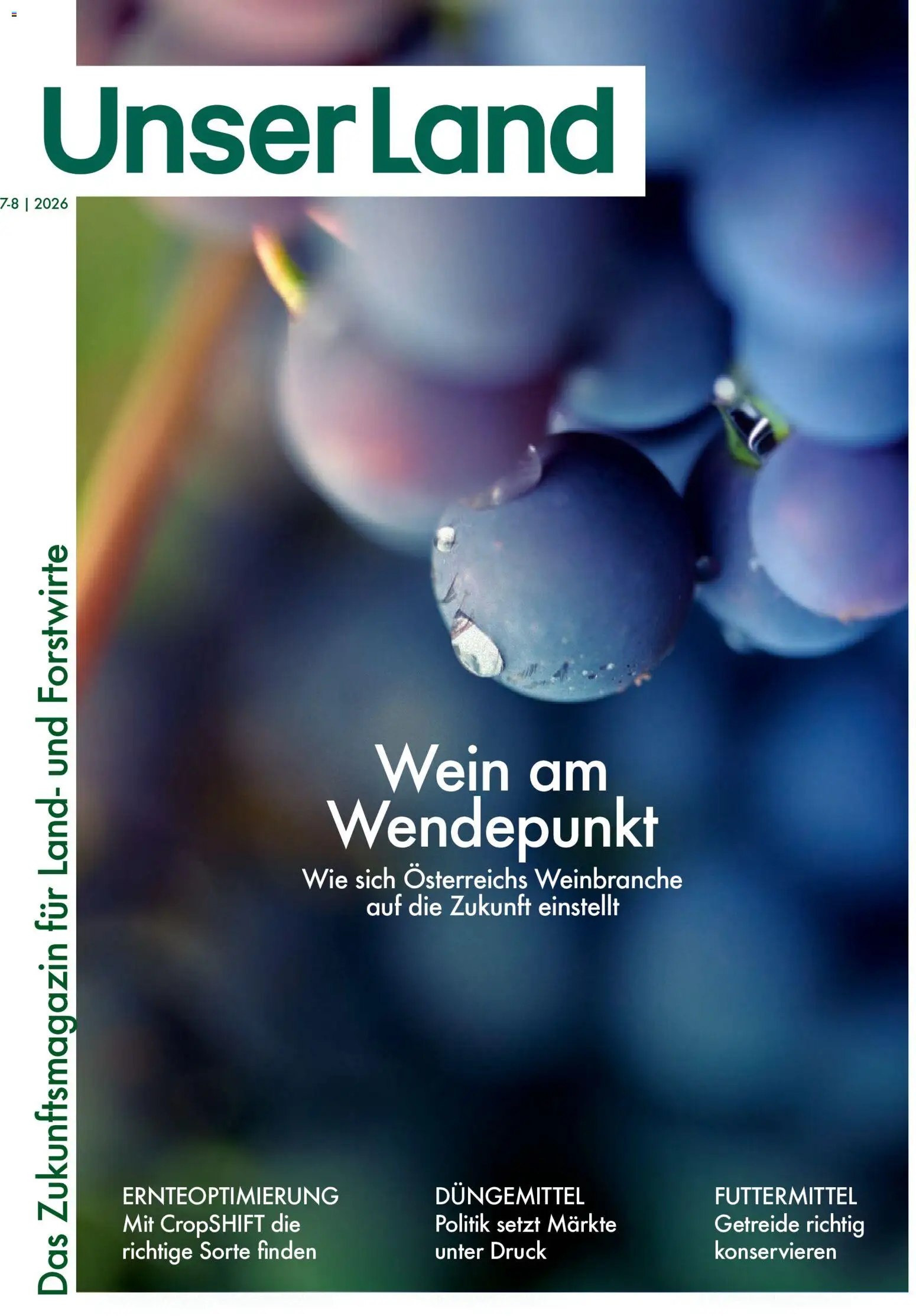 Vorschau der Angebote: Lagerhaus Lagerhaus Unser Land Juli - August 2026 gültig ab 01.07.2026 - Wein, Getreide