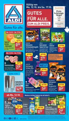 Vorschau von dem Prospekt des Geschäftes Aldi, gültig ab dem 12.10.2026