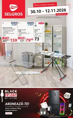 Previzualizarea de cataloage: Selgros Selgros Black Friday valabil de la 30.10.2026