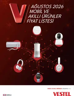 Vestel Vestel - Mobil ve Akıllı Ürünler 01.08.2026 - Broşürünün önizlemesi