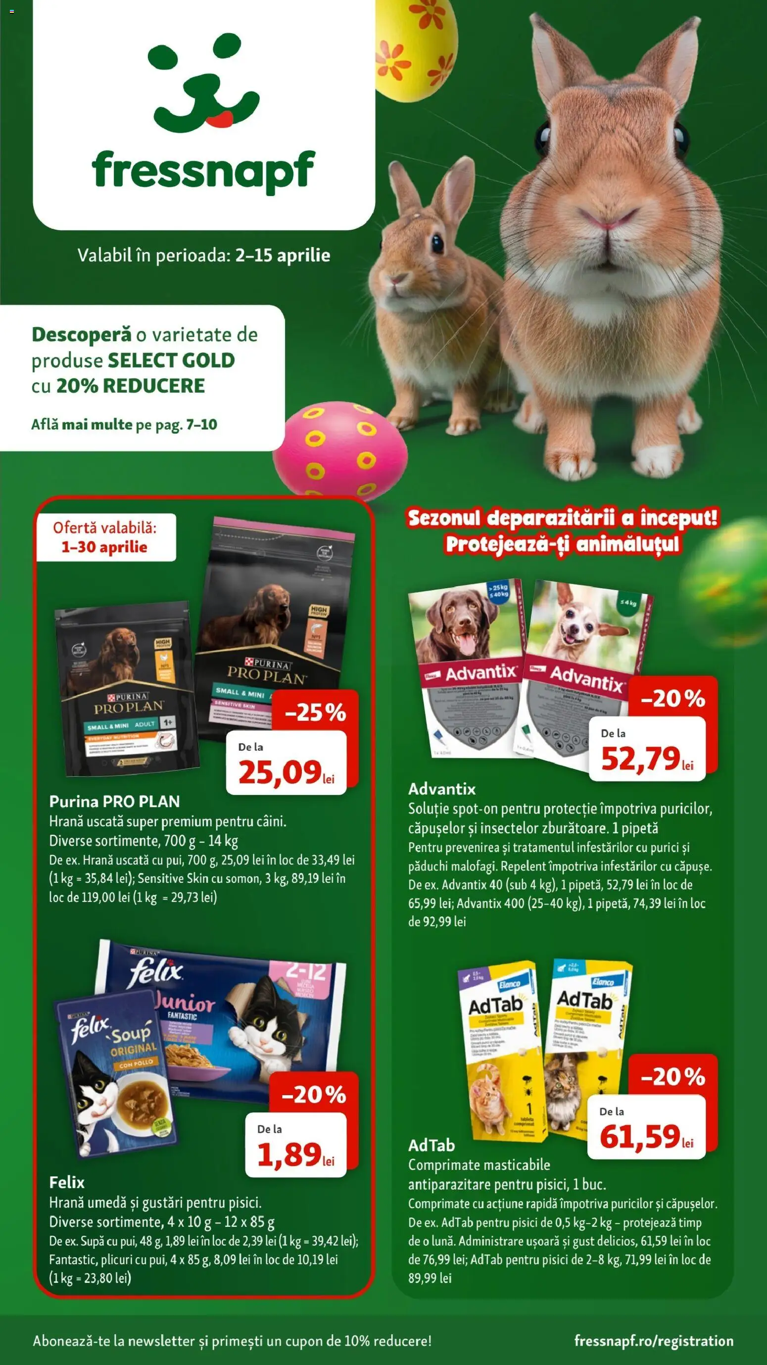 Previzualizarea de cataloage: Fressnapf Fressnapf Catalog valabil de la 02.04.2026 - Tabletă, Premium