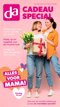 Voorbeeld van Da folder - Cadeau special van winkel Da geldig vanaf 13-04-2026