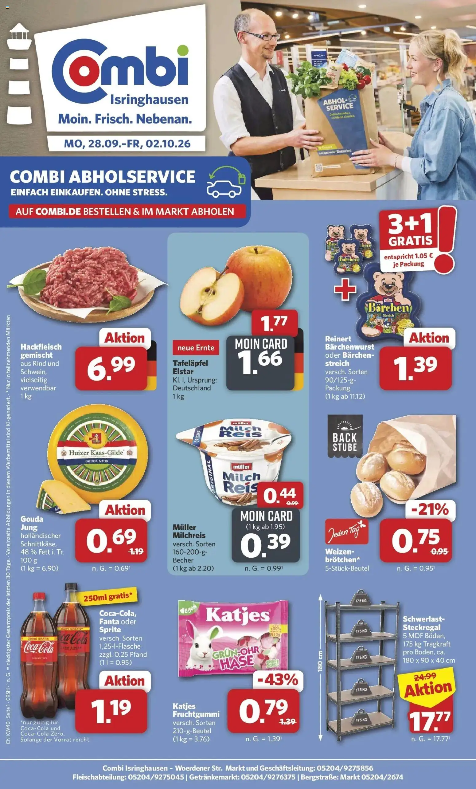 Vorschau von dem Prospekt des Geschäftes Combi, gültig ab dem 28.09.2026