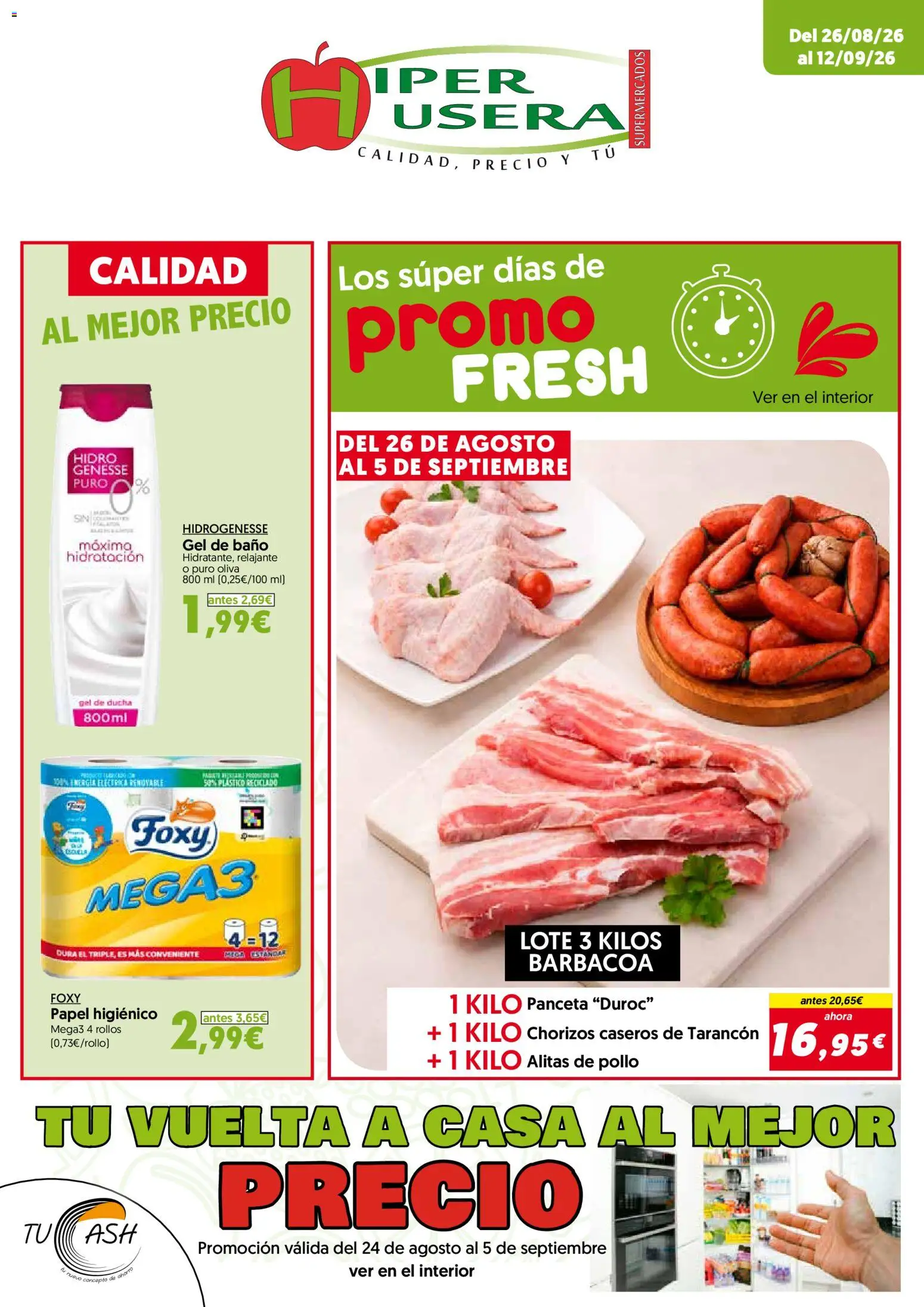 Vista previa del folleto de la tienda Hiper Usera válido desde el 26/08/2026 