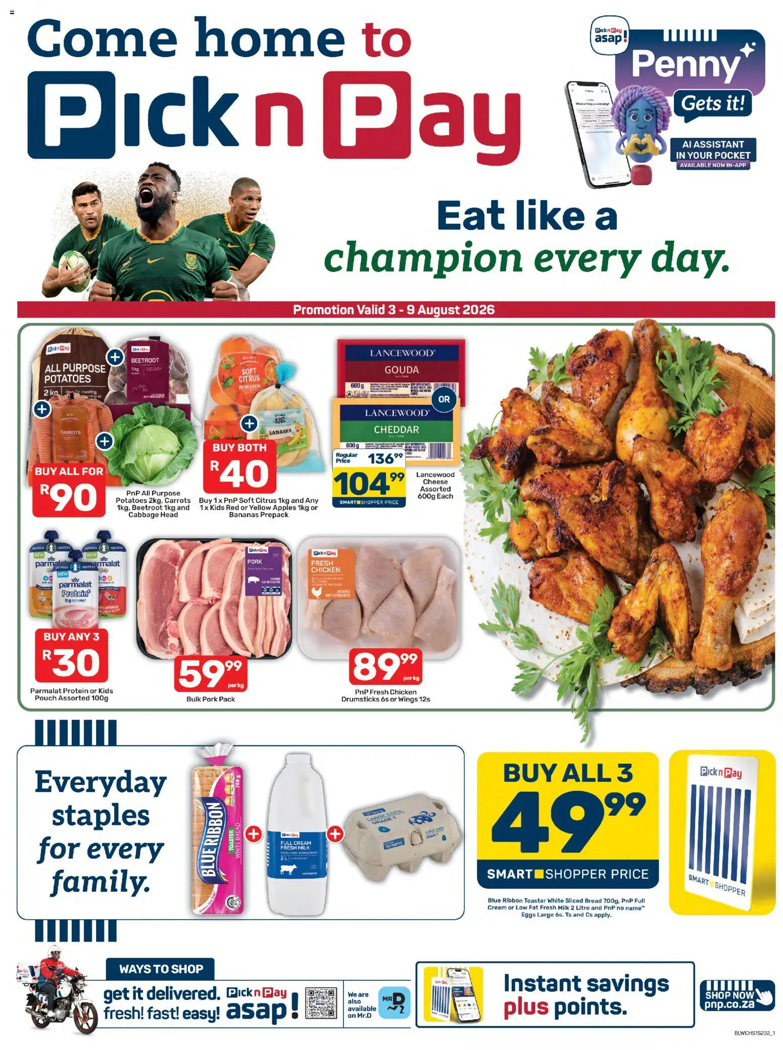 Preview of Pick n Pay flyer valid from 03/08/2026