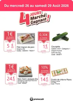 Prévisualisation de Promocash catalogue du magasin Promocash formulaire valide 26/08/2026