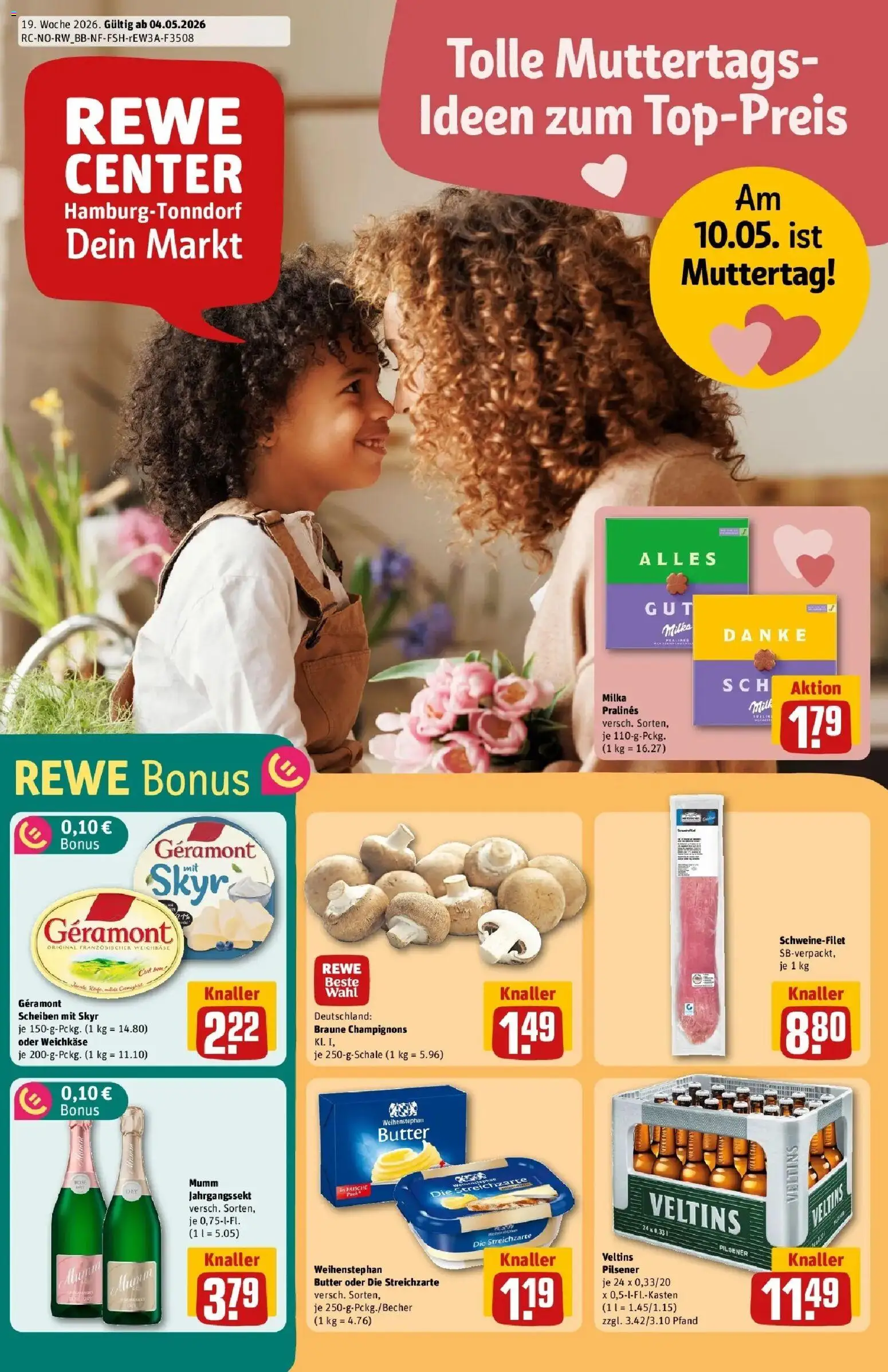 Vorschau von dem Prospekt des Geschäftes Rewe, gültig ab dem 04.05.2026
