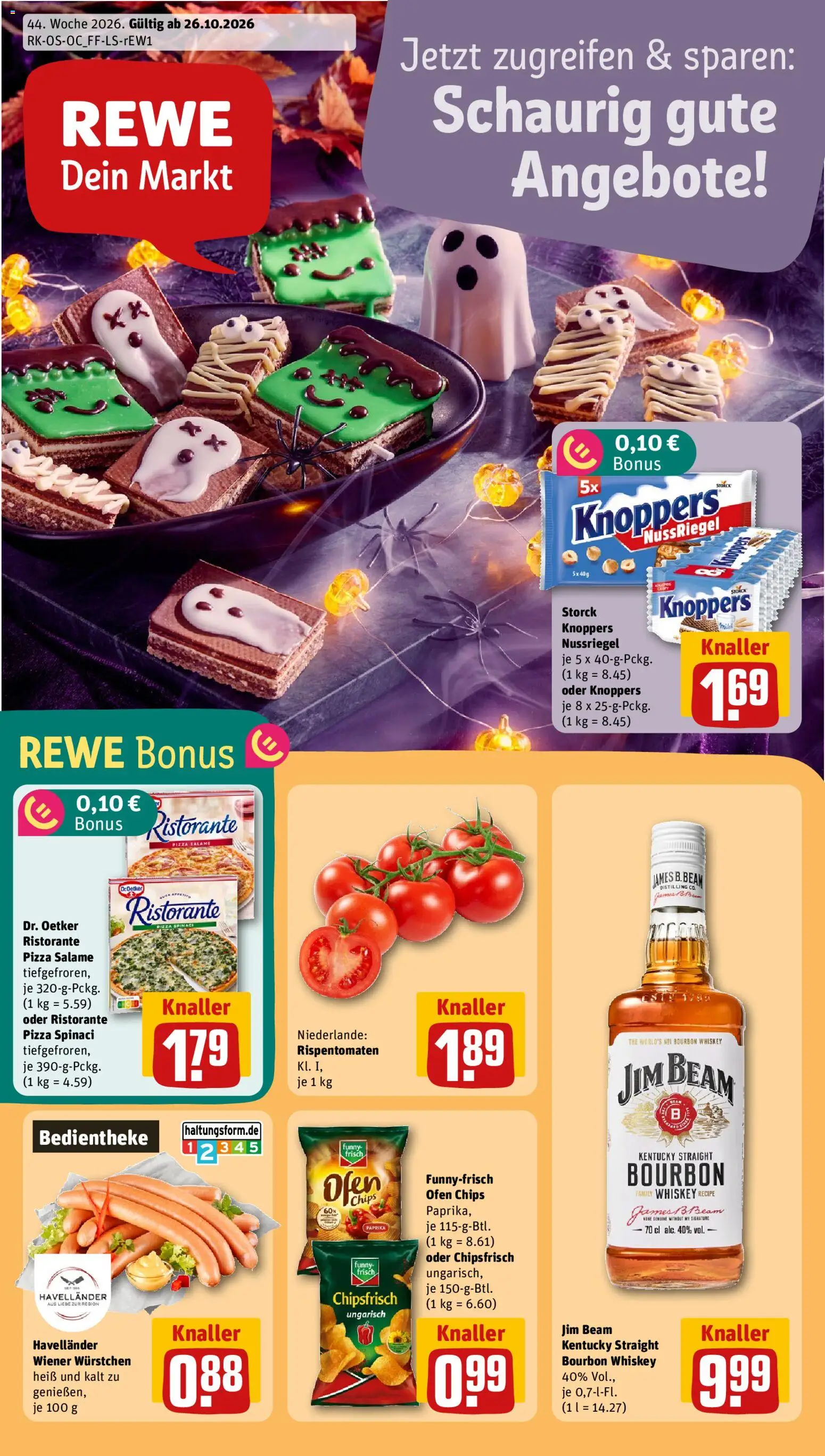 Vorschau von dem Prospekt des Geschäftes Rewe, gültig ab dem 26.10.2026