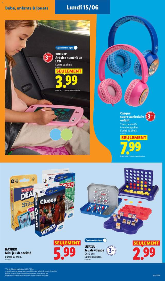 Nouveau catalogue Lidl à partir du 11/06