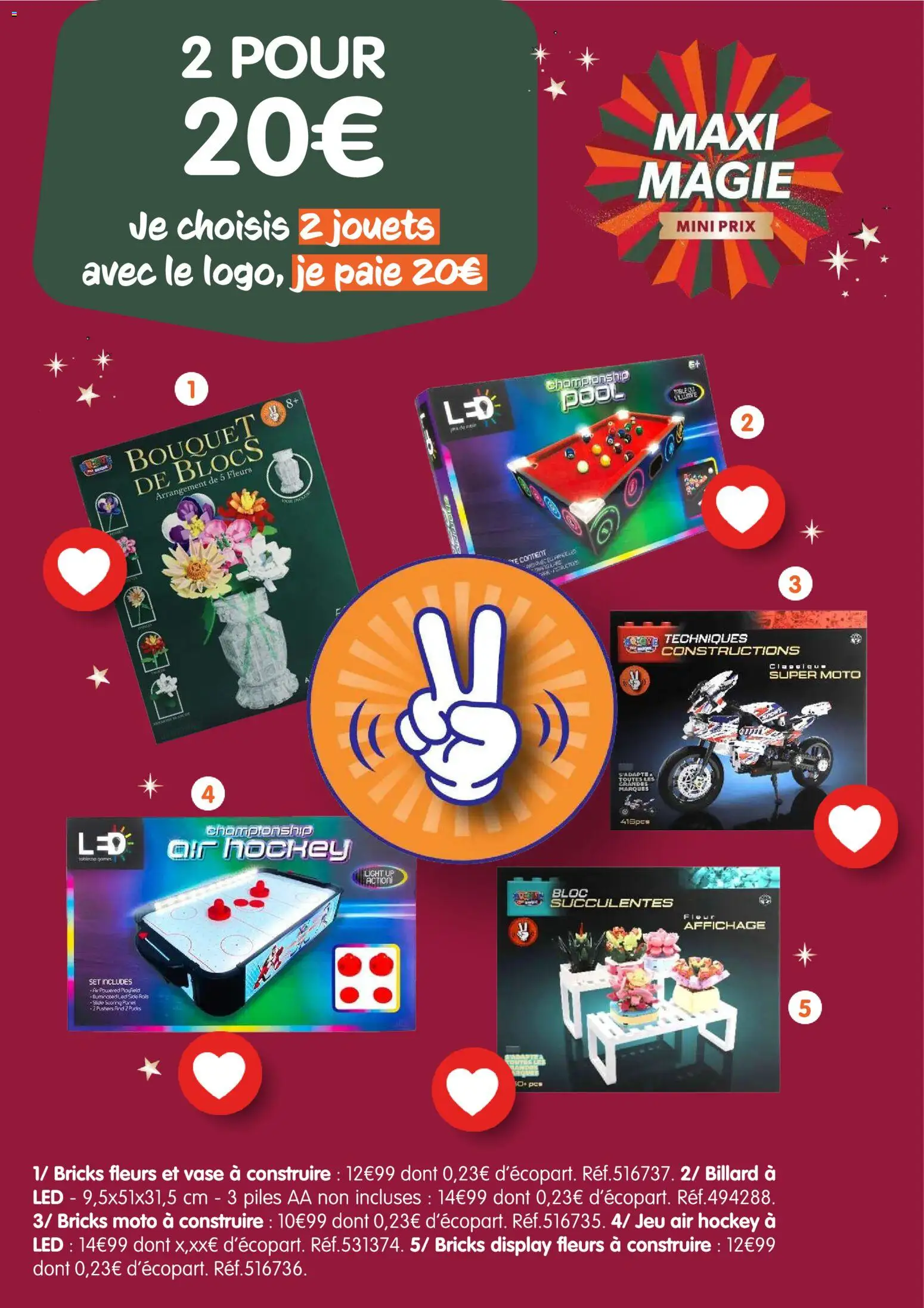 Prévisualisation de B&M catalogue Pays des jouets du magasin B&M formulaire valide 28/10/2026 - Fleurs, Jouets, Vase, Piles AA, Piles