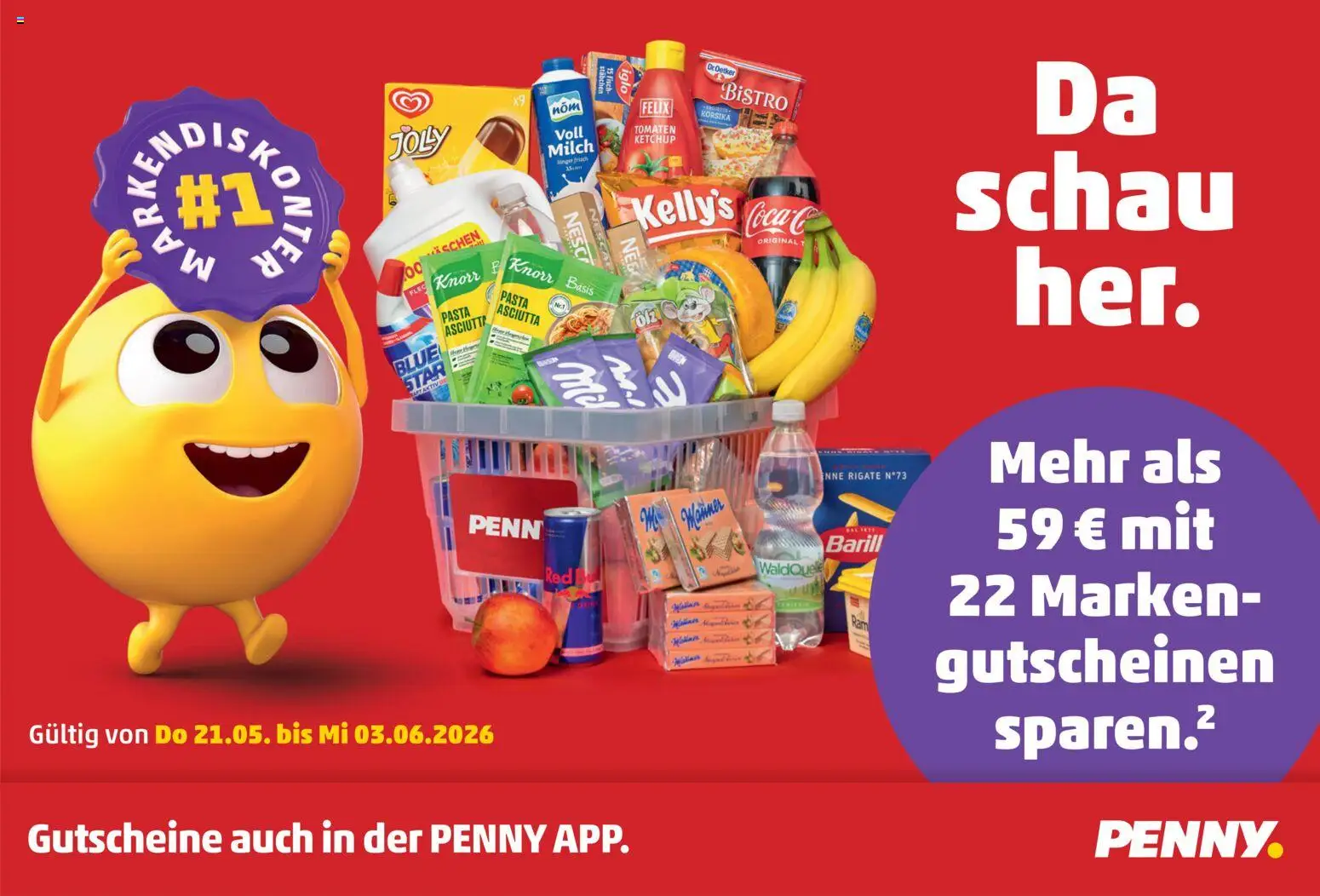 Vorschau der Angebote: Penny Markt Penny Markt Gutscheine gültig ab 21.05.2026