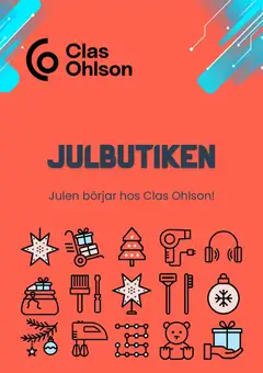 Förhandsgranska reklamblad Clas Ohlson erbjudanden från butik Clas Ohlson gäller från 15/10/2026