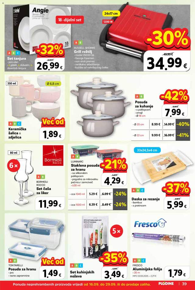 Novi Plodine katalog od 16.09.