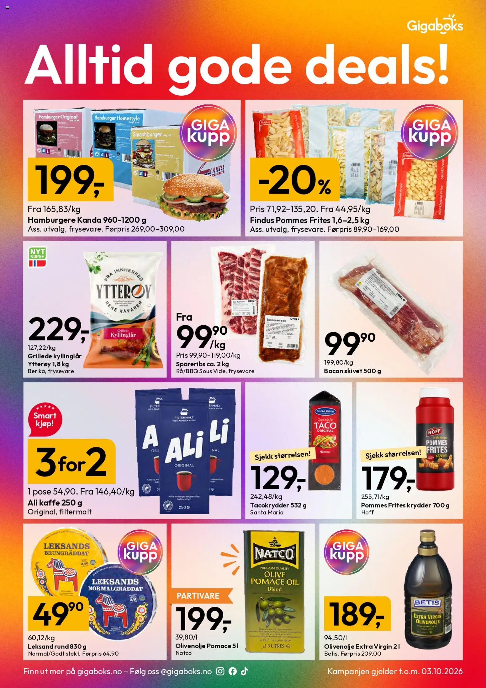 Forhåndsvis Gigaboks kundeavis fra butikk Gigaboks gyldig fra 28/09/2026