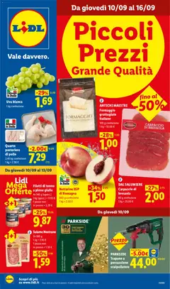 Anteprima dell'opuscolo Lidl volantino dal negozio Lidl valido da 10/09/2026