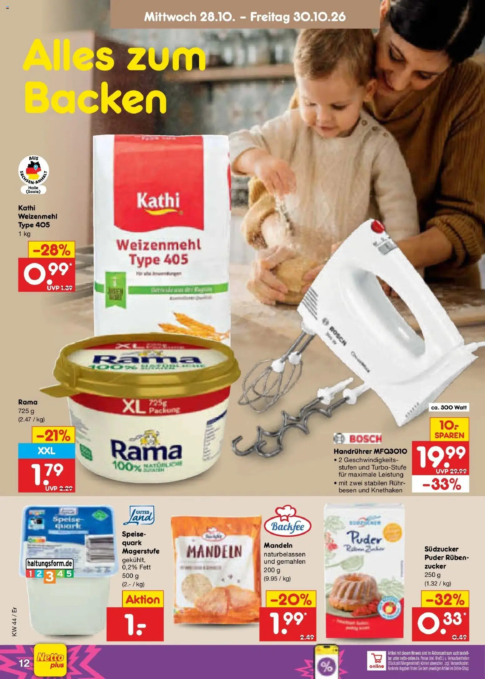 Vorschau von dem Prospekt des Geschäftes Netto Marken-Discount, gültig ab dem 26.10.2026