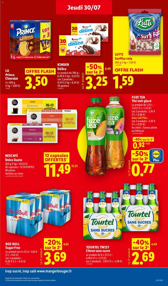 Nouveau catalogue Lidl à partir du 30/07