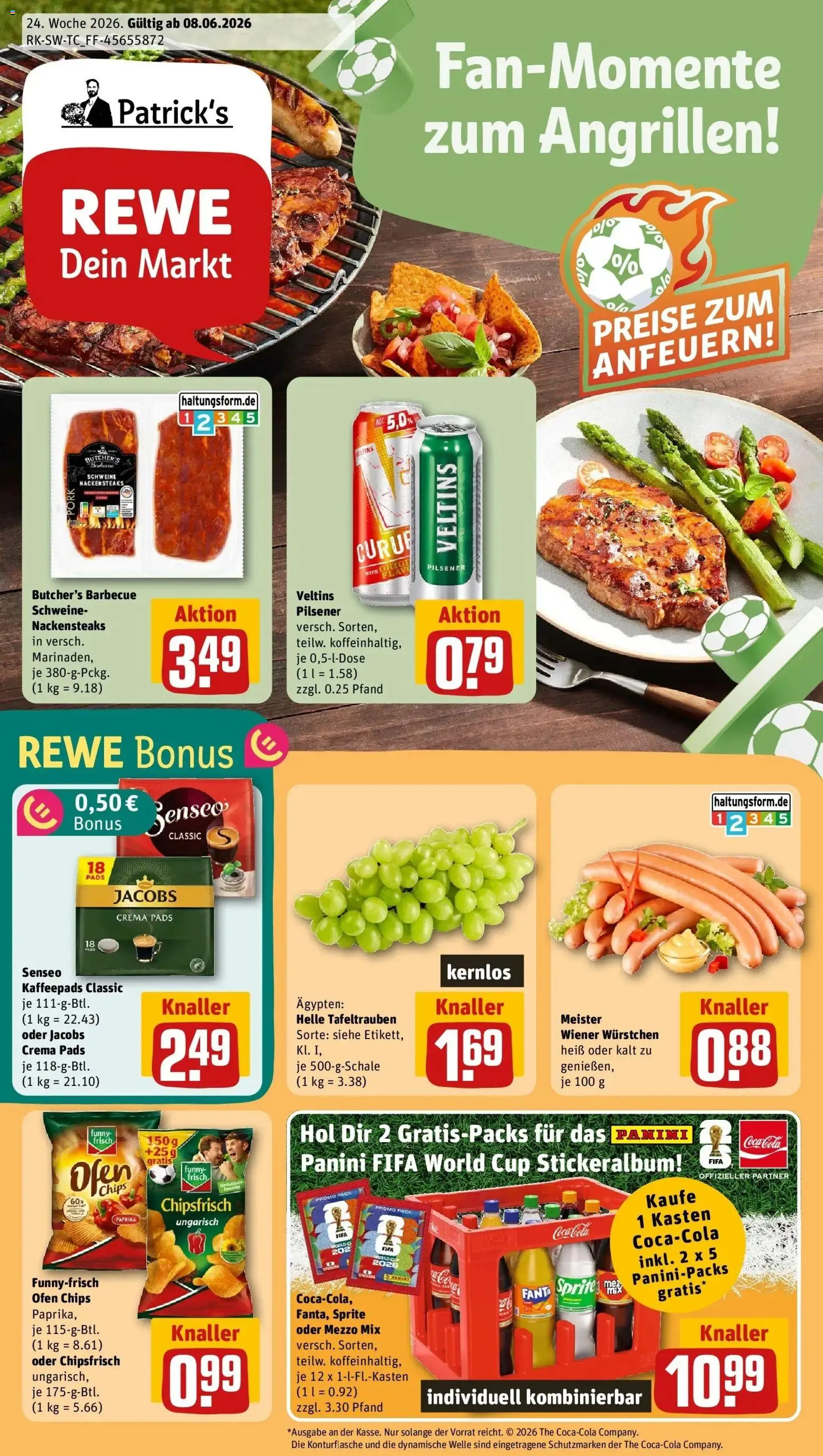 Vorschau von dem Prospekt des Geschäftes Rewe, gültig ab dem 08.06.2026