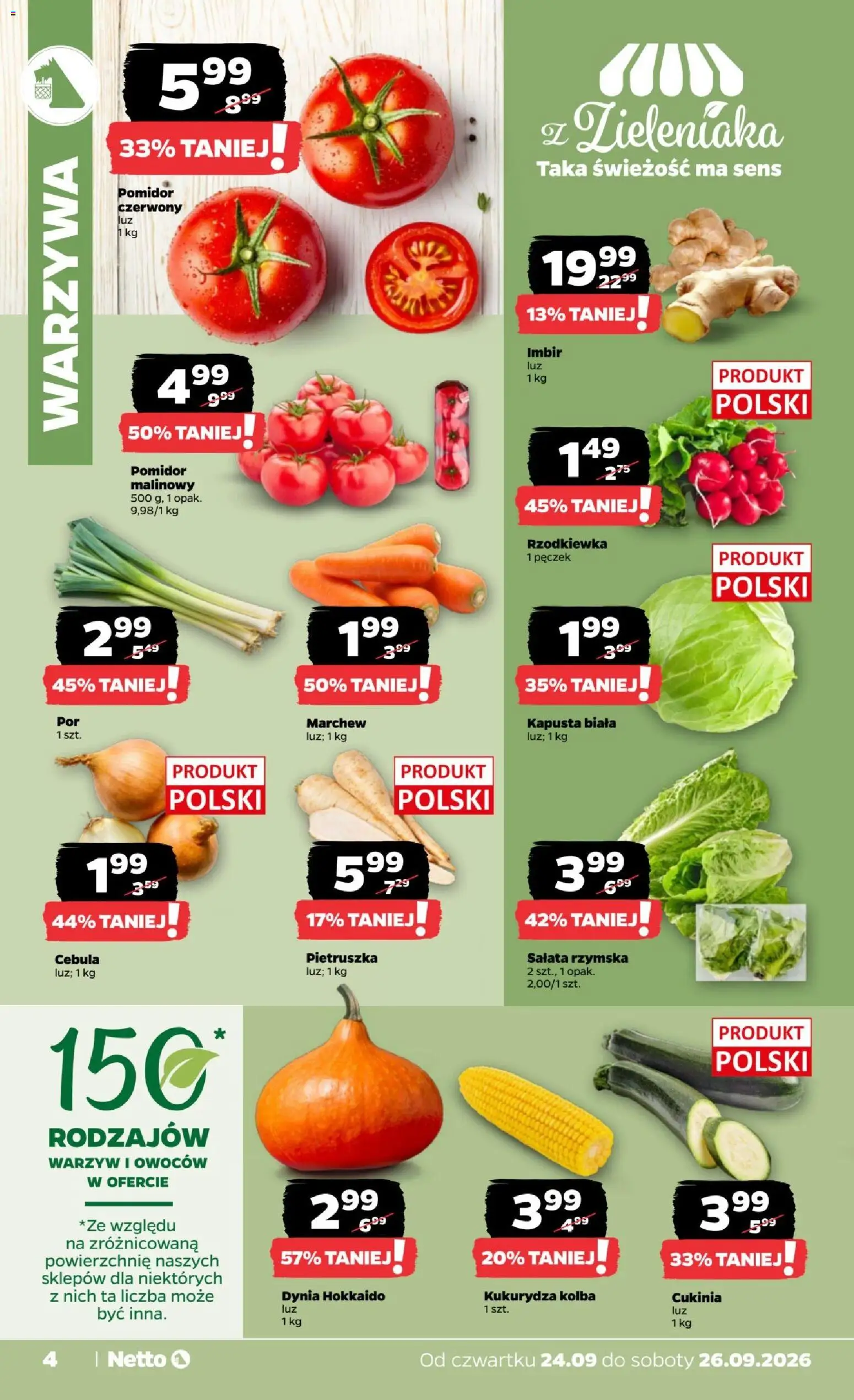 Pogląd gazetki "Netto gazetka od czwartku" ze sklepu Netto ważnej od 24.09.2026