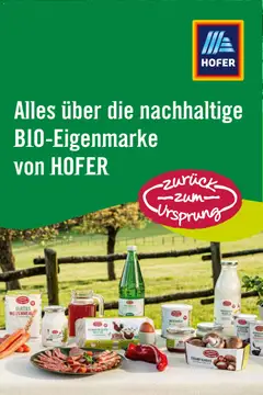 Vorschau der Angebote: Hofer Hofer Alles über die nachhaltige Bio-Eigenmarke von HOFER. gültig ab 01.05.2026