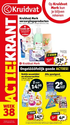 Voorbeeld van Kruidvat folder van winkel Kruidvat geldig vanaf 15-09-2026