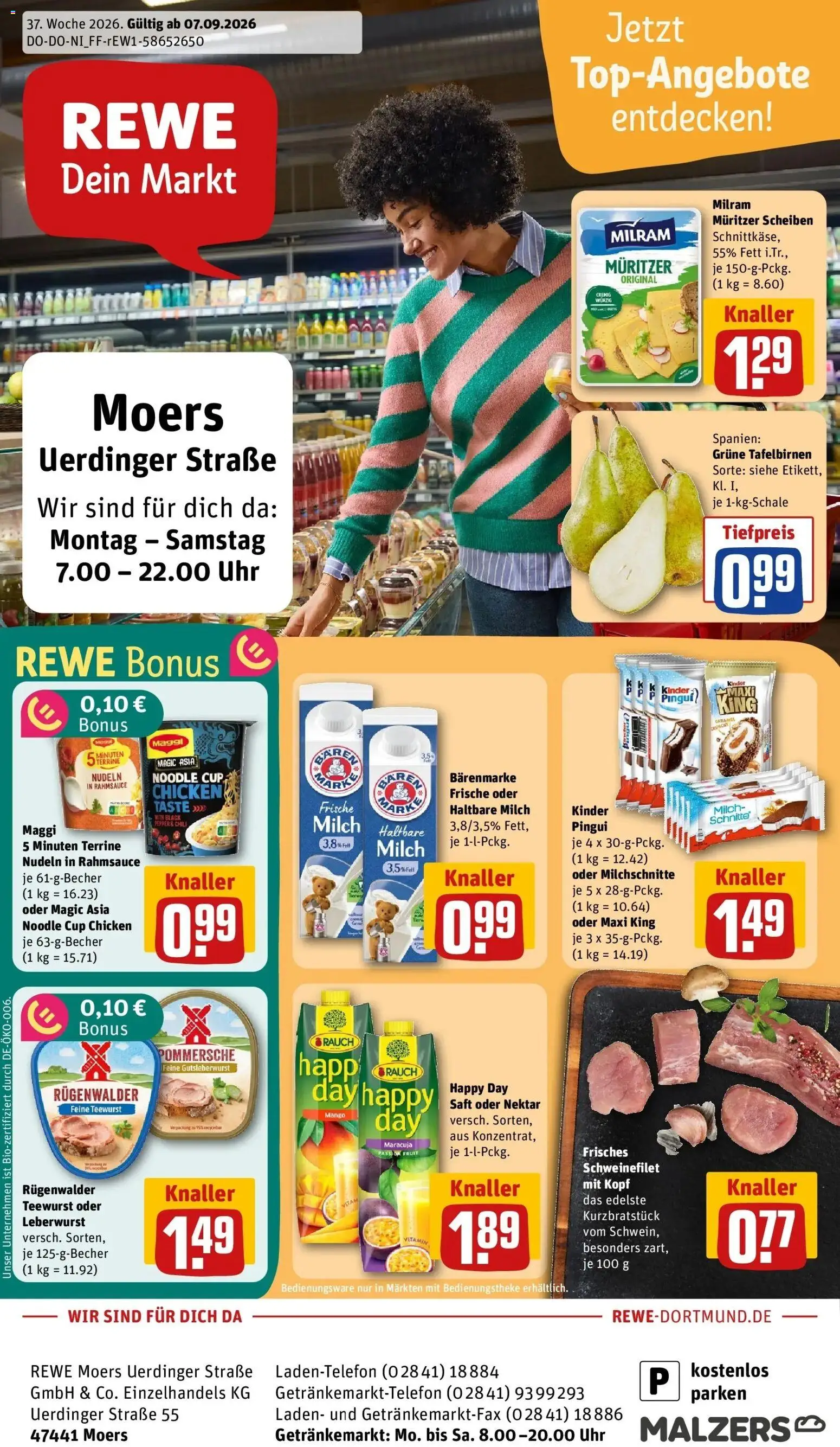 Vorschau von dem Prospekt des Geschäftes Rewe, gültig ab dem 07.09.2026
