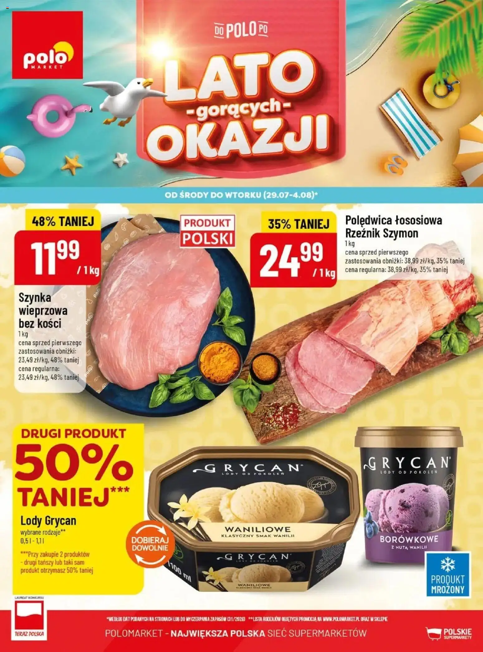 Pogląd gazetki "POLOmarket gazetka - Nadmorskie promocje" ze sklepu POLOmarket ważnej od 29.07.2026