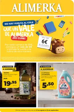 Vista previa del folleto de la tienda Alimerka válido desde el 27/08/2026 