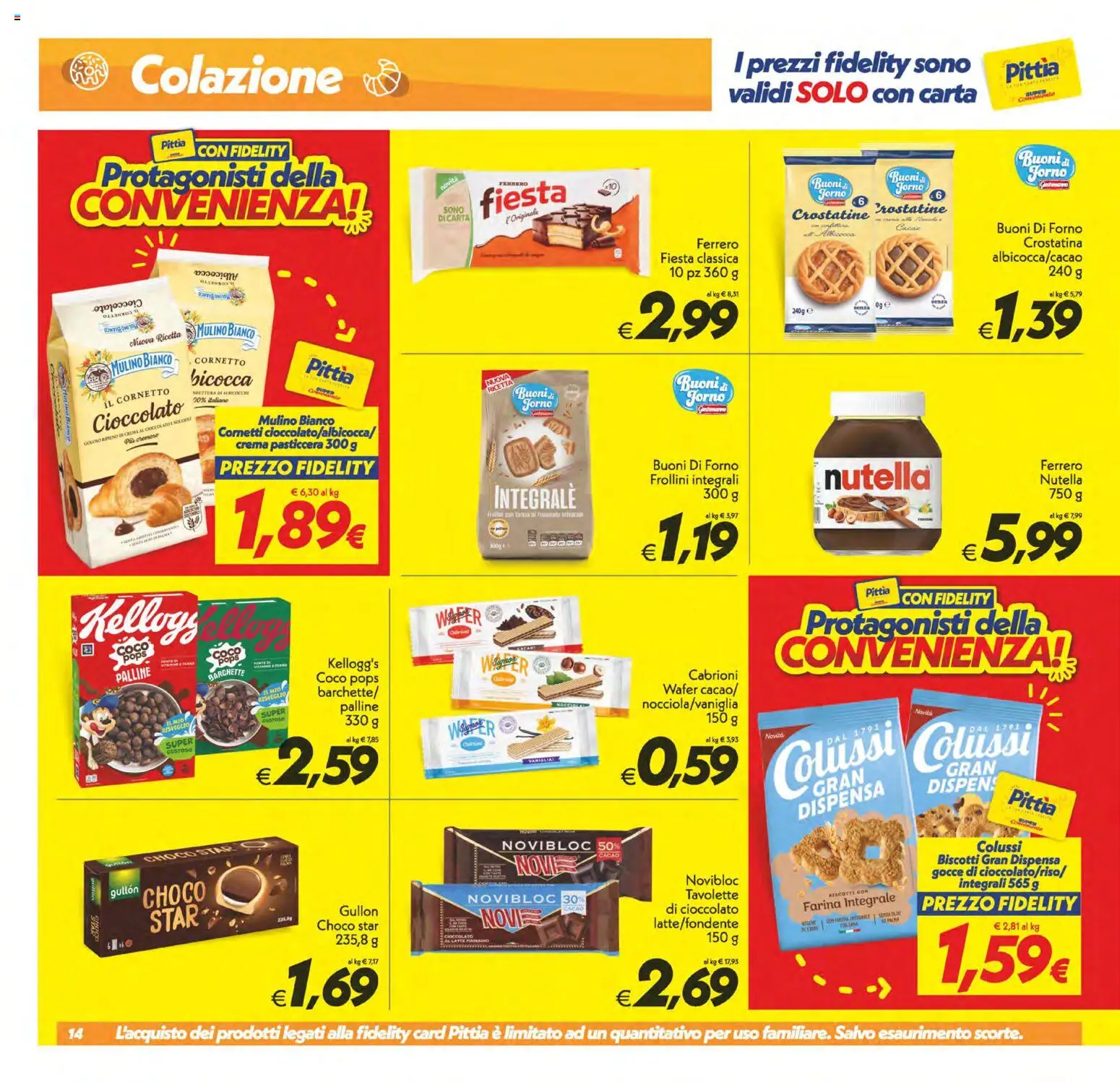 Anteprima dell'opuscolo SuperConveniente volantino Gela, Vittoria dal negozio SuperConveniente valido da 23/10/2026 - Forno, Crema, Cioccolato, Cornetto, Farina, Albicocche, Cacao, Frollini