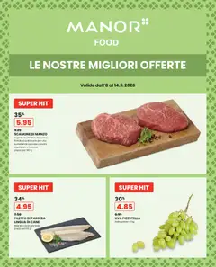 Vorschau des Merkblatts Manor aktionen IT vom Shop Manor gültig von 08.09.2026 bis 14.09.2026