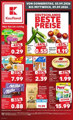 Vorschau von dem Prospekt des Geschäftes Kaufland, gültig ab dem 03.09.2026