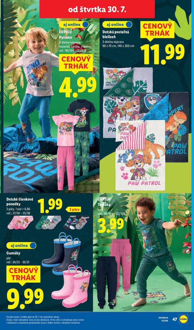 Nový Lidl leták od 27.07.